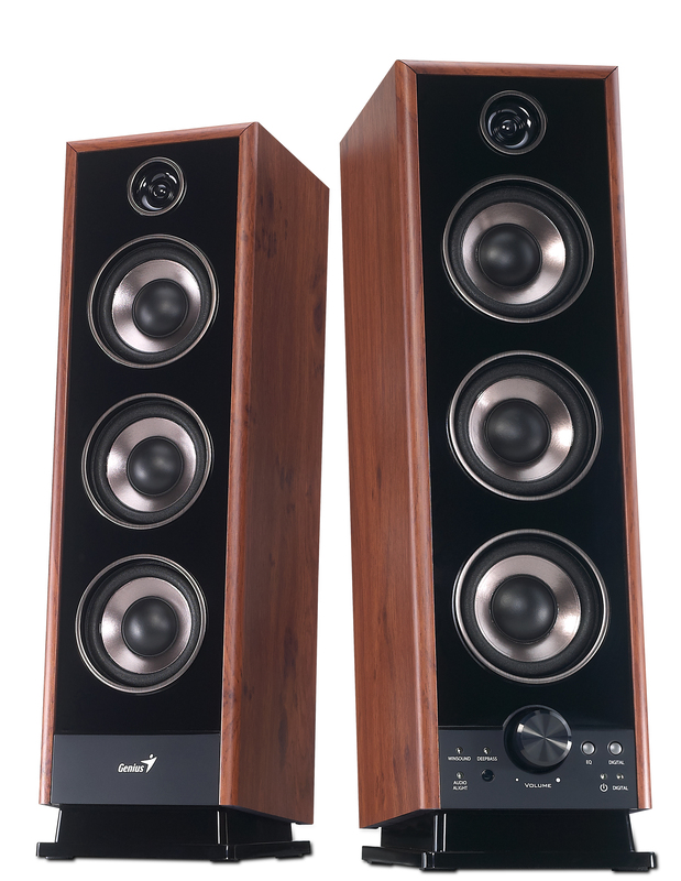 Genius Speaker Sp-Hf2020 Uk 100-240V, Brown
